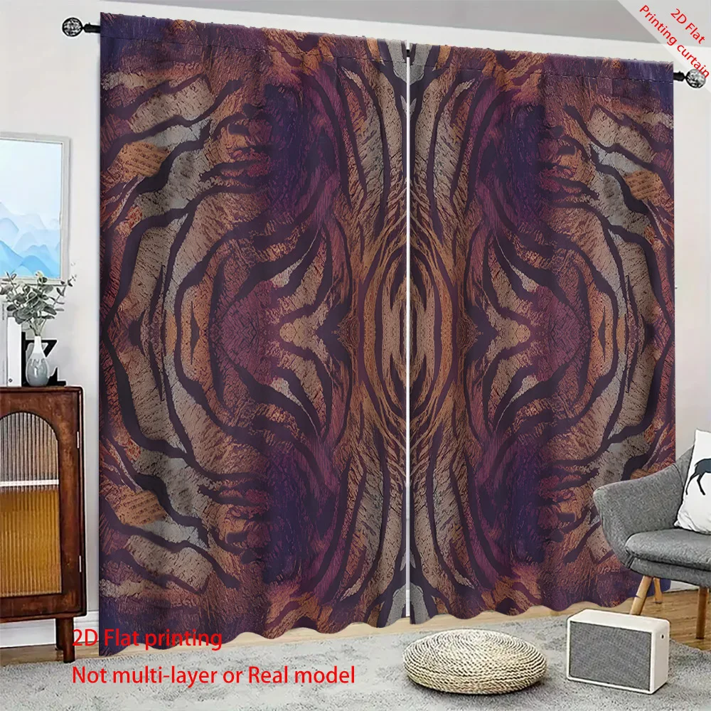 

Tiger print curtains, aesthetic home decoration curtains, dormitory, office, bedroom, living room, balcony sunshades