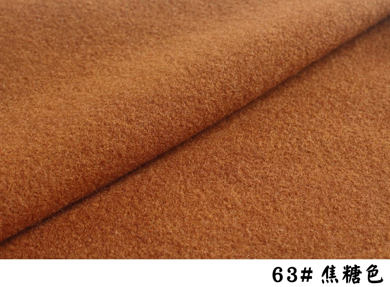 155 Cm Wide Thickening Two-sided Brushed Cashmere Fabric Imitation Wool Woolen Cloth DIY Clothing Overcoat Sewing Fabric 800g/m