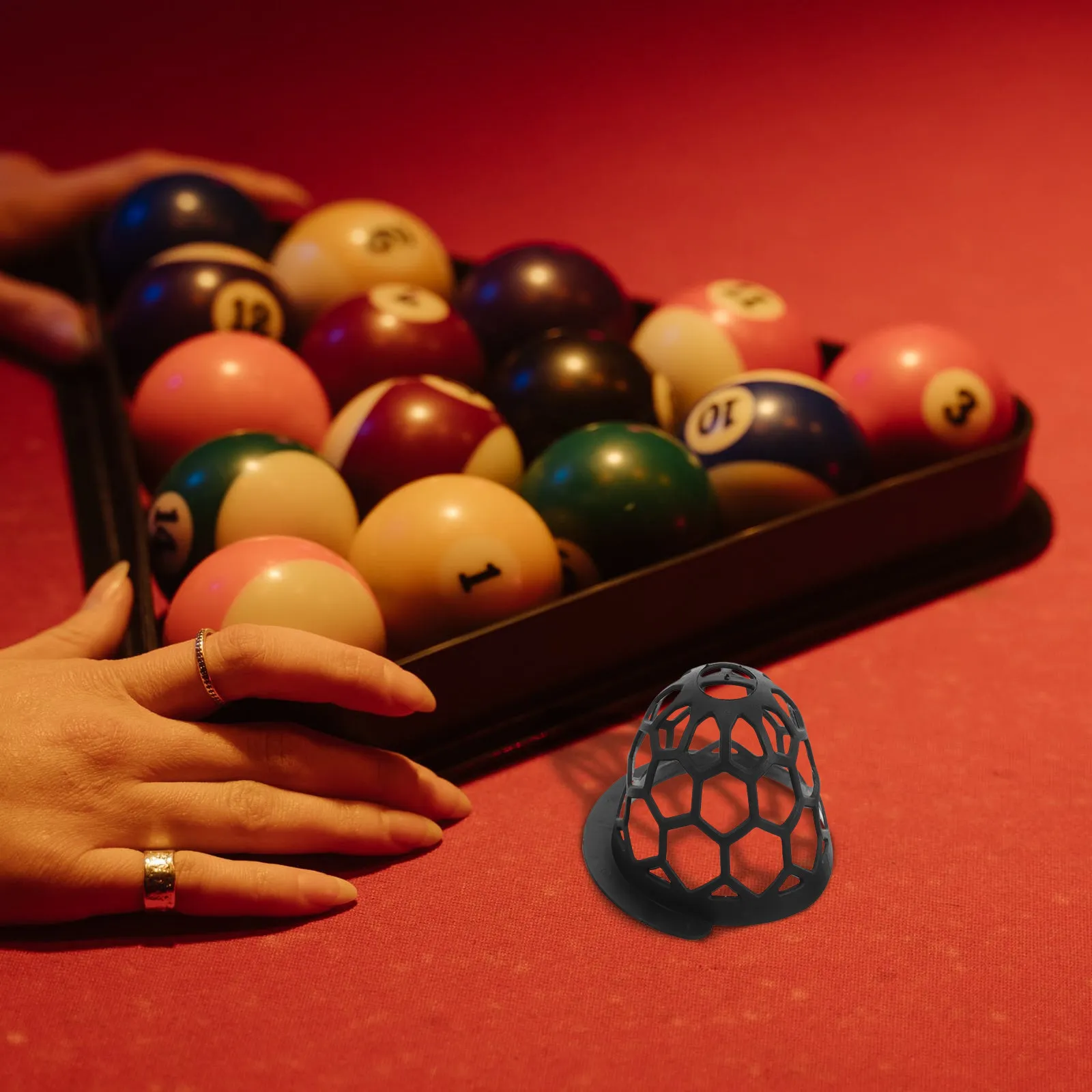 

6Pcs Billiard Drop Basket Tpe Non Deformable Pool Table Pocket Insert for Ball Storage Holder Net Basket Container