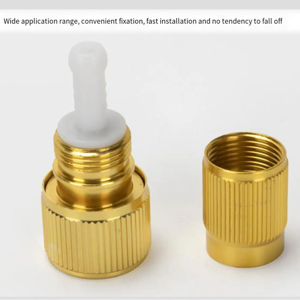 34 Aluminum Alloy Hose Connector for 8 to 10mm ID Expandable Water Hoses Secure Connection Outdoor Watering Use
