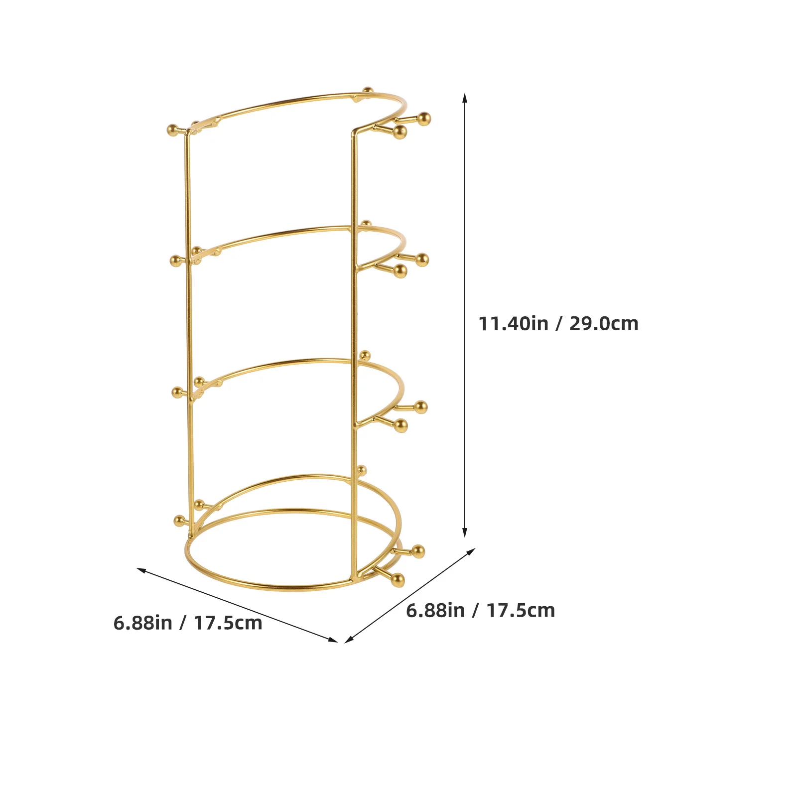 Bride Crown Display Stand Metal Sturdy Layered Headband Storage Rack Tiara Display Stand Desktop for Bridal