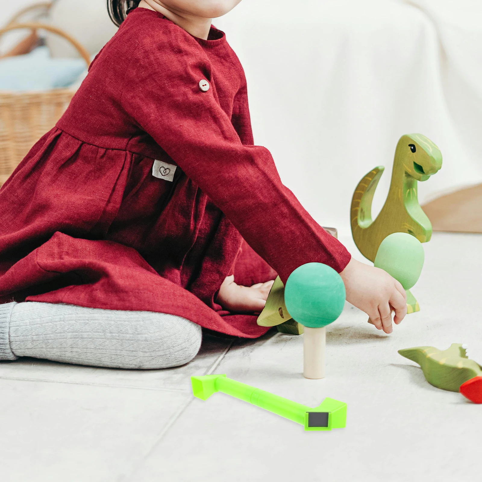 

Portable Periscope Telescopes Toy Light Green Toddler Telescope Telescope Science Optical Experiment Equipment