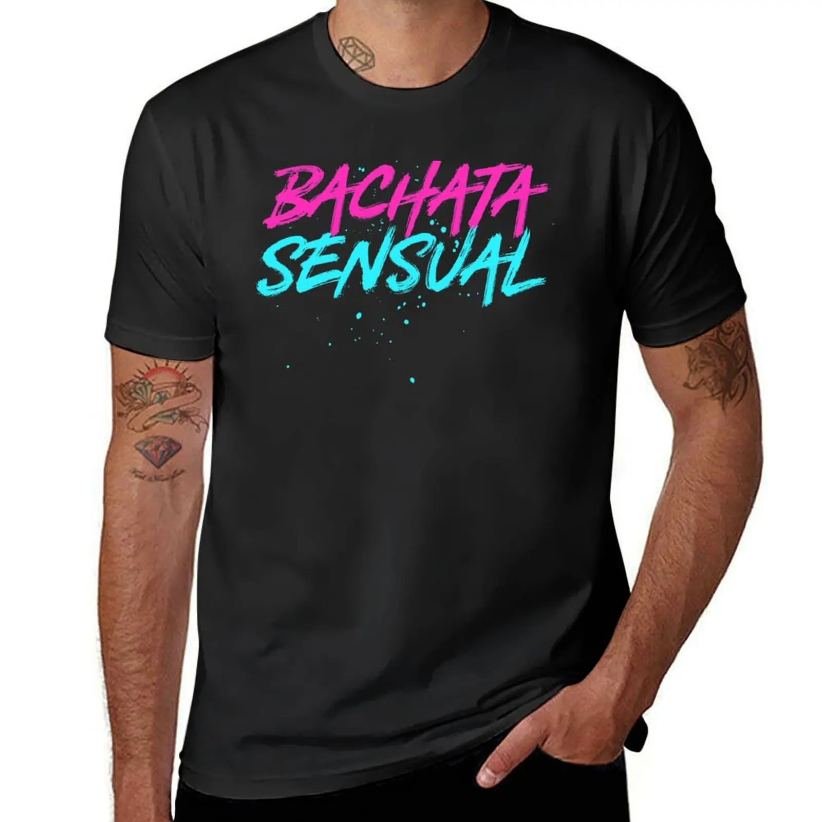 Camiseta sensual de bachata para hombre, tops de talla grande para niño, ropa de anime, nueva edición