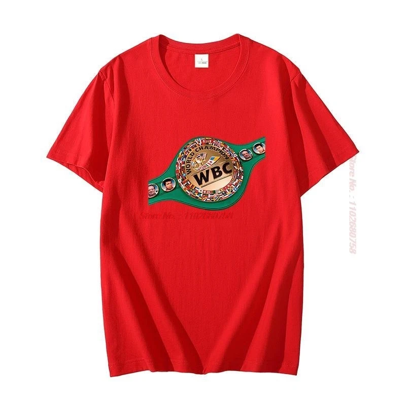 Boxing Champions Of The World Wbc Canelo Alvarez Champions Graphic T Shirts Summer Oversized Cotton T-Shirt Mens Clothes