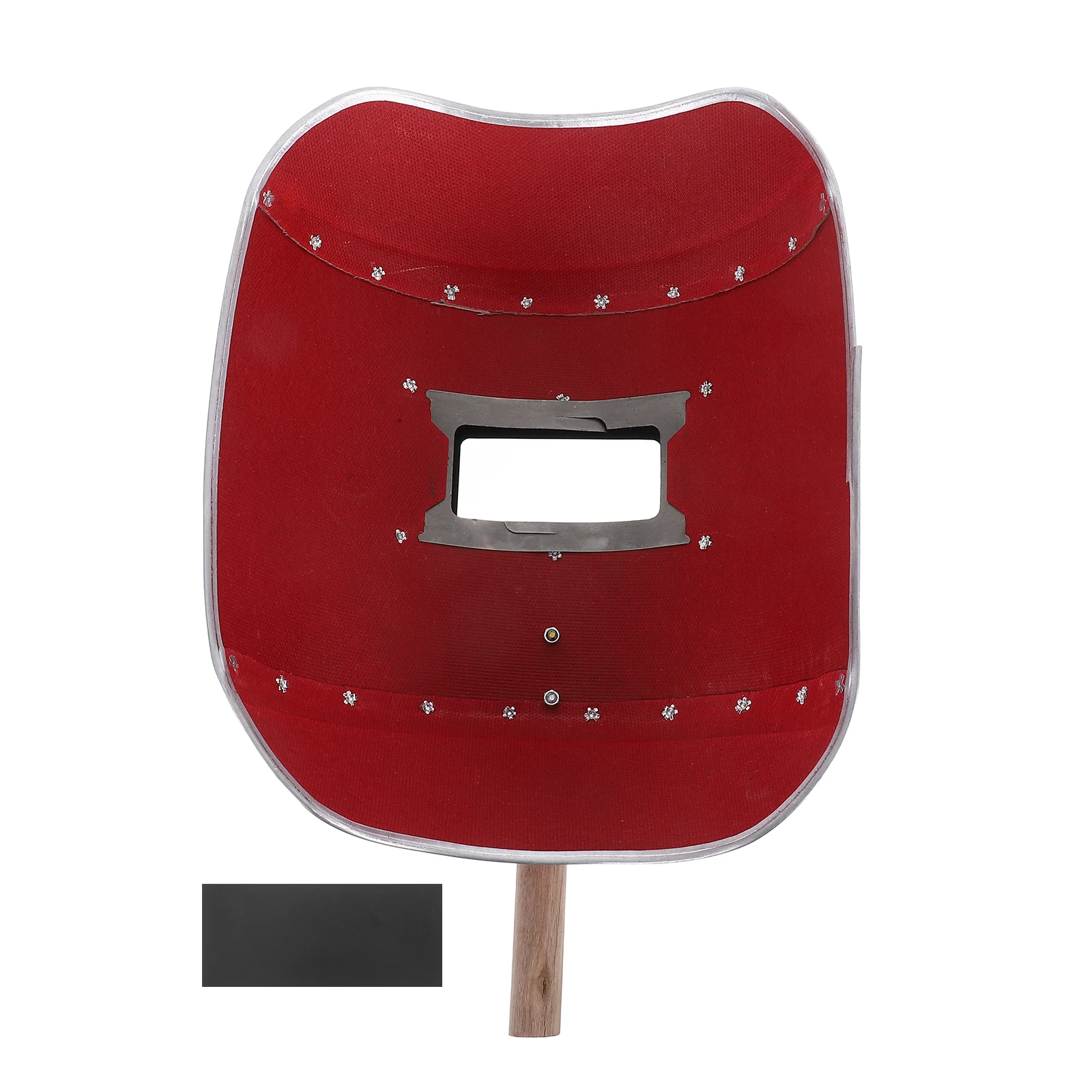 

Professional Welding Mask Shield Handheld Protective Sparks Intense Light High Transparency Lens Aluminum Wood