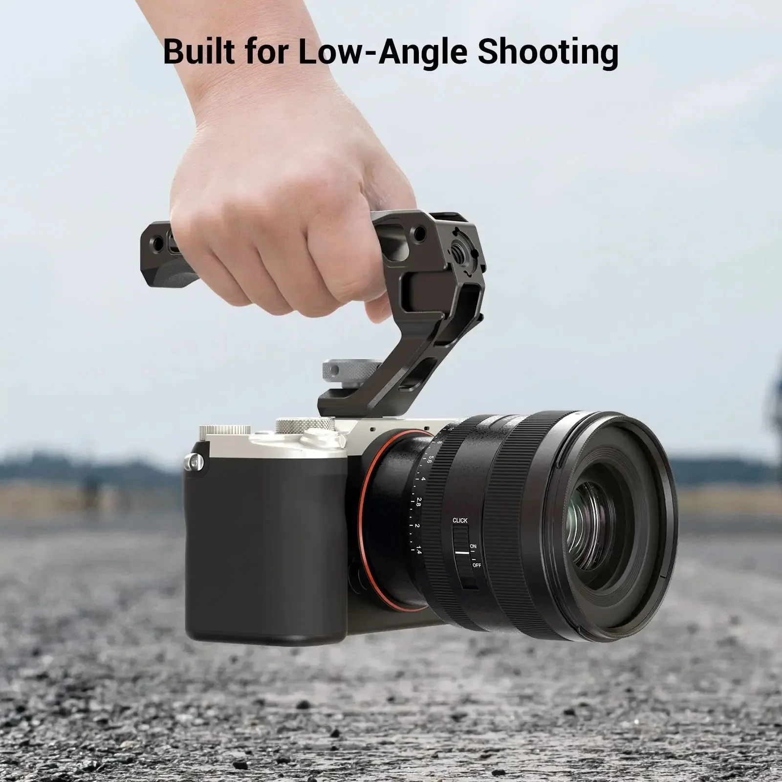 

SmallRig NATO Top Handle Lite with Cold Shoe Portable Camera Handle for Shoot Fit for Sony for Canon for Nikon Camera Cage 3766