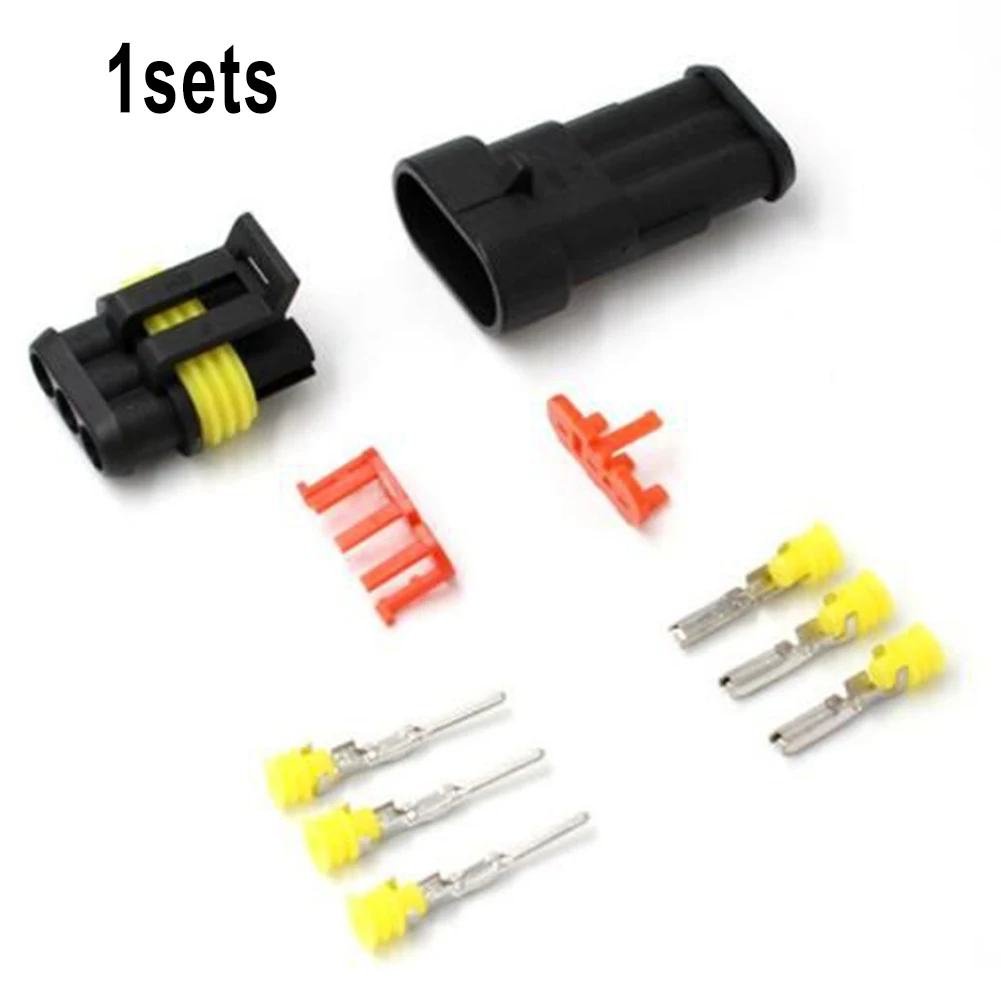 Waterproof Connector Plug Connectors 1/2/3/4/5/6 Pin 12A 600V Accessories Automobile Car Boat Kit Crimping Installation