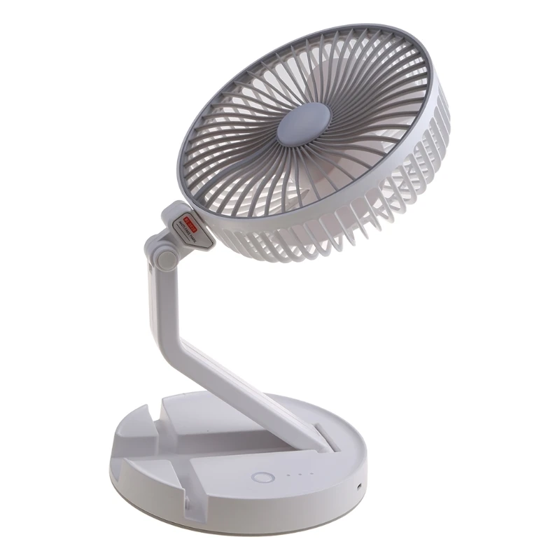 Desktop Cooling Fan USB Rechargeable Desk Fan 3 Speed Adjustable Portable Fan Dropship