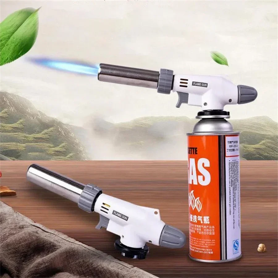 Card Burner Outdoor Barbecue Kitchen Baking Igniter Flame Gun Ceramic Core Spray Gun Small Welding Torch