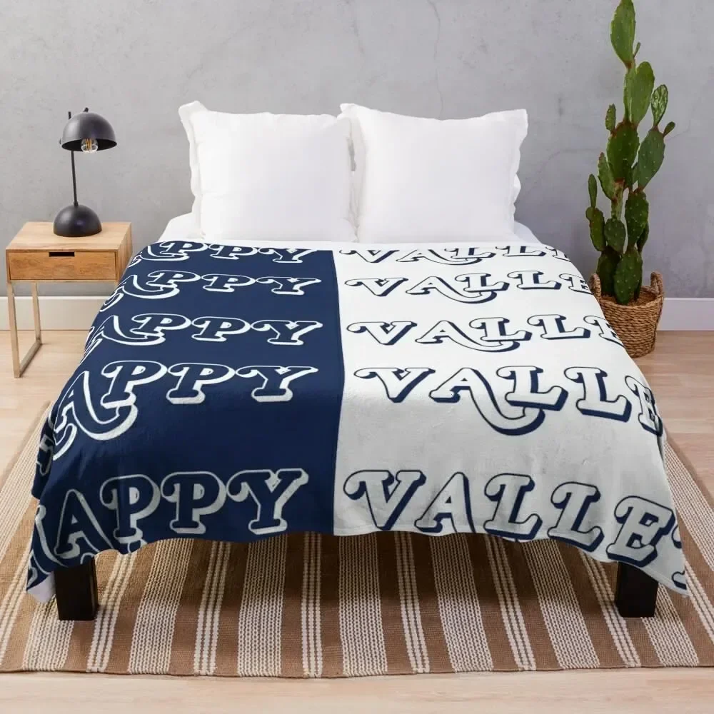 

happy valley Throw Blanket Moving Bed Hair Soft Plaid Blankets