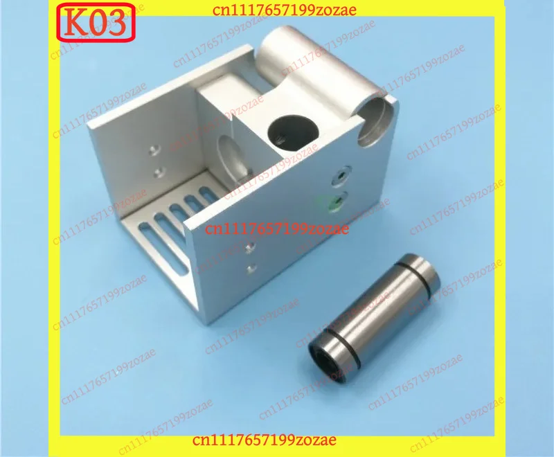 k03 DIY 3D Printer V6 Hotend Mount Holder Aluminum Alloy Silver Black Compatible UM2 Extended