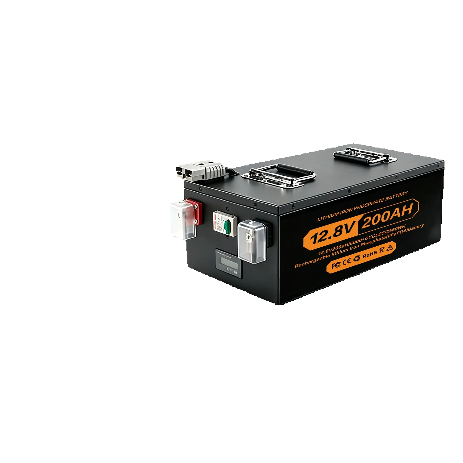 Brandneue Lifepo4 12V 24V 100Ah 200Ah Lifepo4 Lithium-Batterie 100A BMS 6000+ Zyklen für Wechselrichter Solar RV Steuerfrei EU DE Schnelle Lieferung