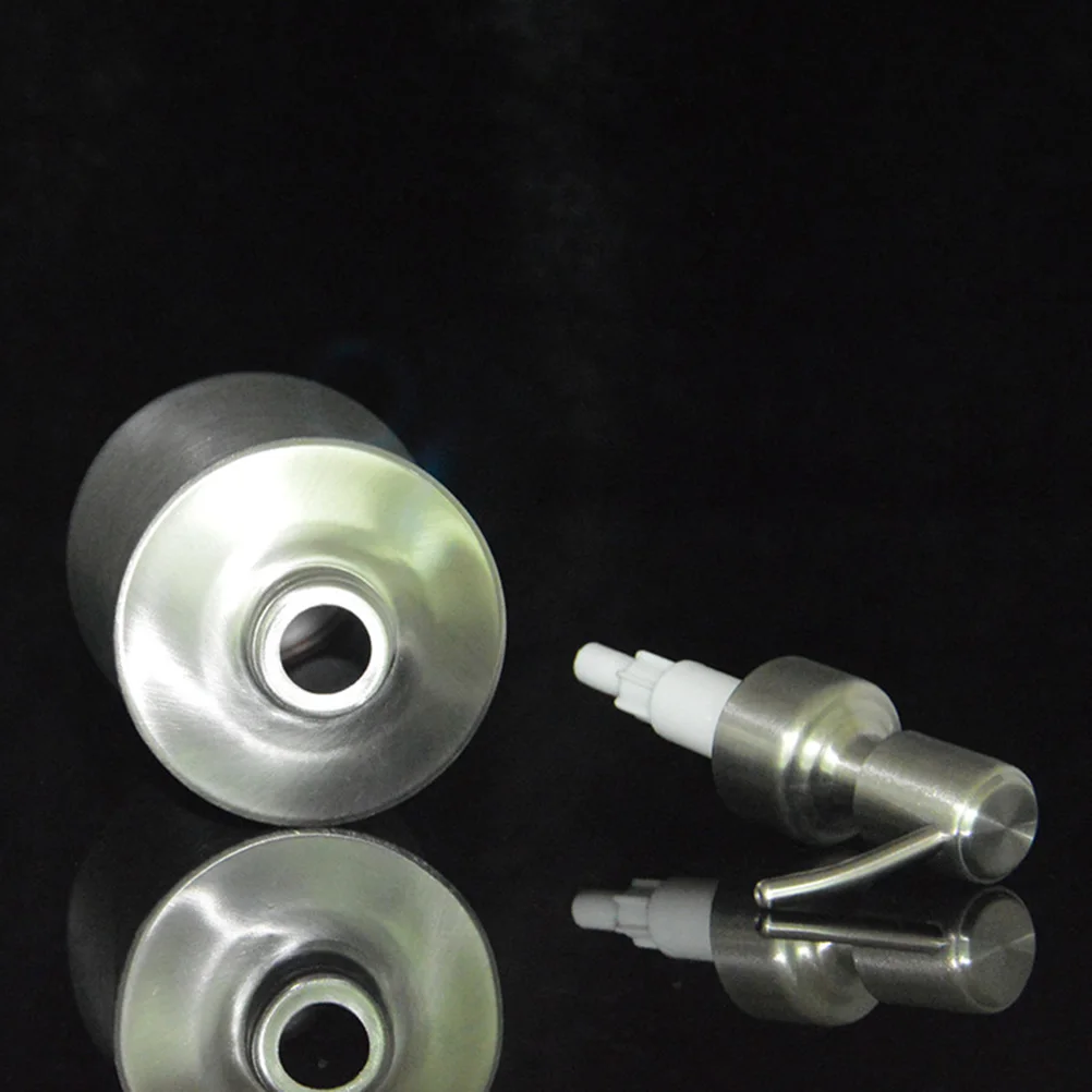 

Stainless Steel Lotion Bottle Travel Soap Dispenser Shampoo Bottles Metal Automatic Decorative Liquid Dish Pump Silver