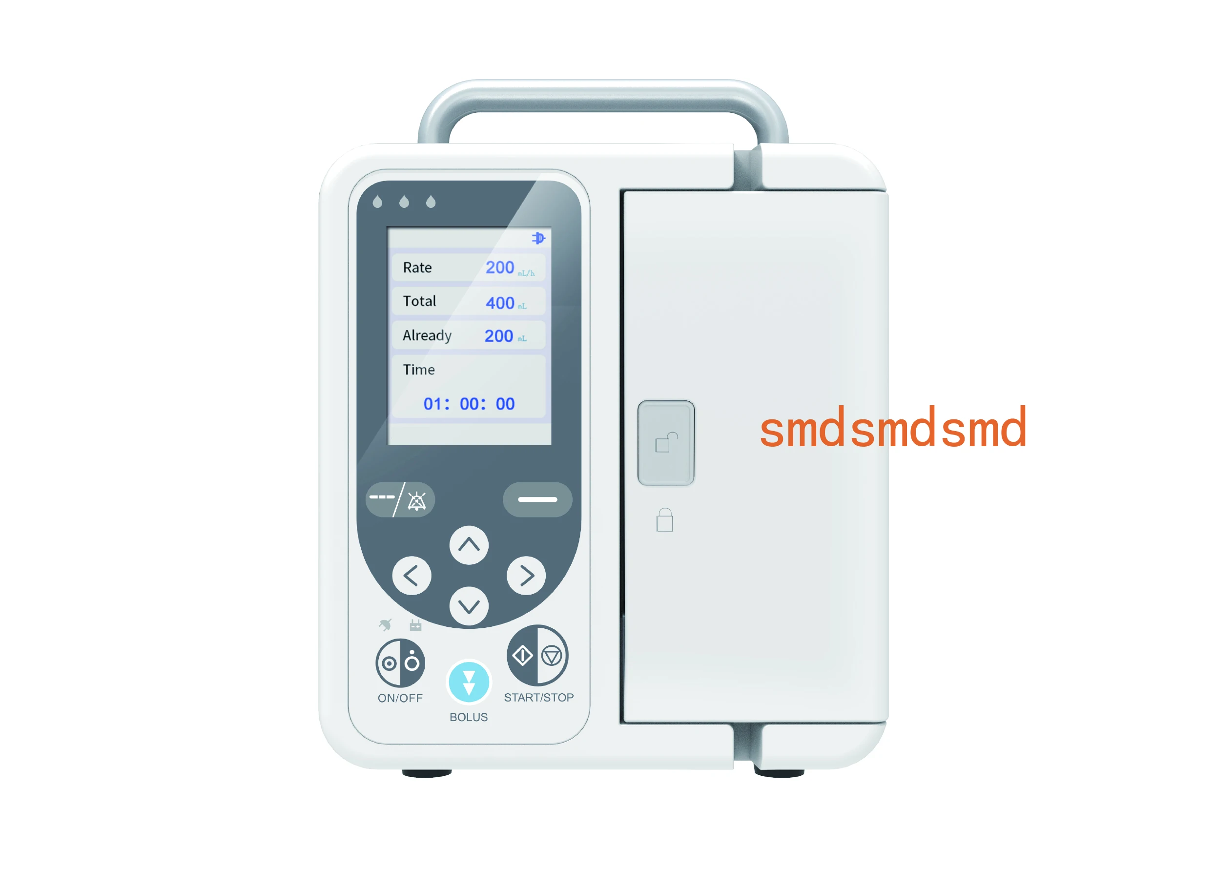 Human or Veterinary Use Syringe Pump Infusion pump SP750 / SP950 LCD real-time Alarm Rechargable battery