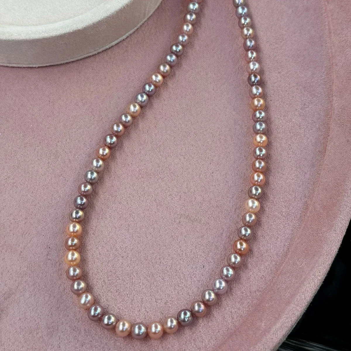AAAAA Natural Freshwater Candy Mixed Color Pearls 5.5-6mm Near Round Loose Beads for DIY Necklace Jewelry Making Accessories
