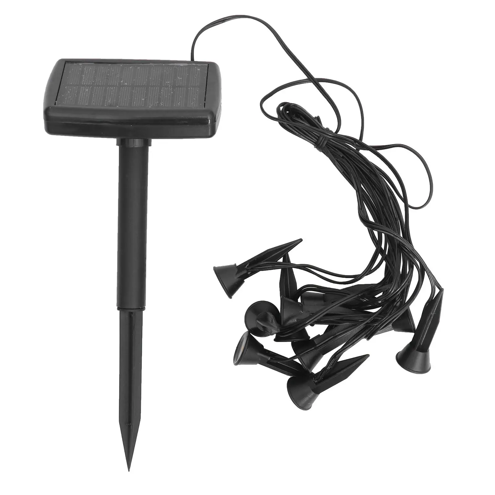 

Комплект из 1 шт. уличного водонепроницаемого солнечного светильника на грунт, ABS, IPX4, светодиодный, для ландшафтного освещения сада и двора