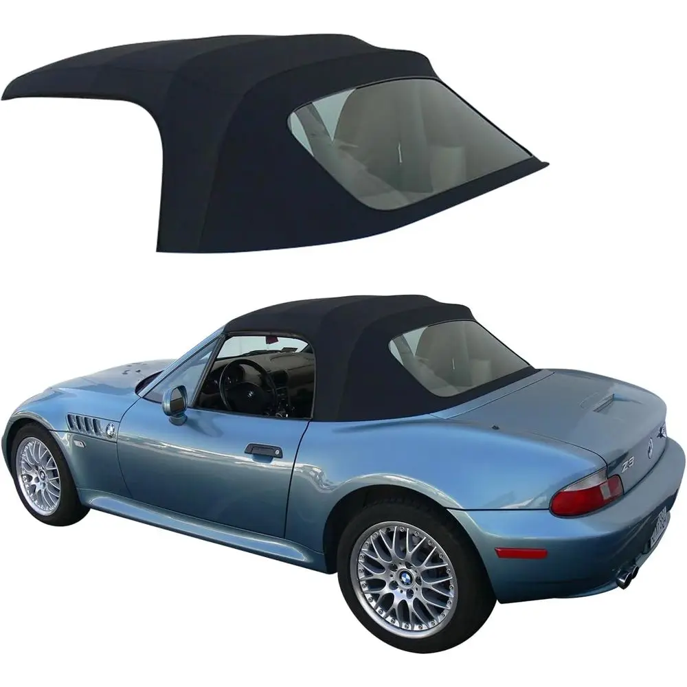 

Конвертируемый верх для Z3 1996-2002 годов — тент Sun-ast из твила с пластиковым окном — полный комплект верхней части кабины