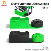 Mijing SN12 Multifunctional 2 IN 1 Rotational Storage Box For BGA Stencil Tin Template Screwdriver Tweezers Storage Container