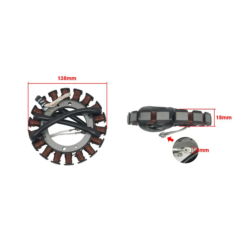 237878-S Magneto Stator with Voltage Regulator Rectifier for Kohler CH18-CH25
