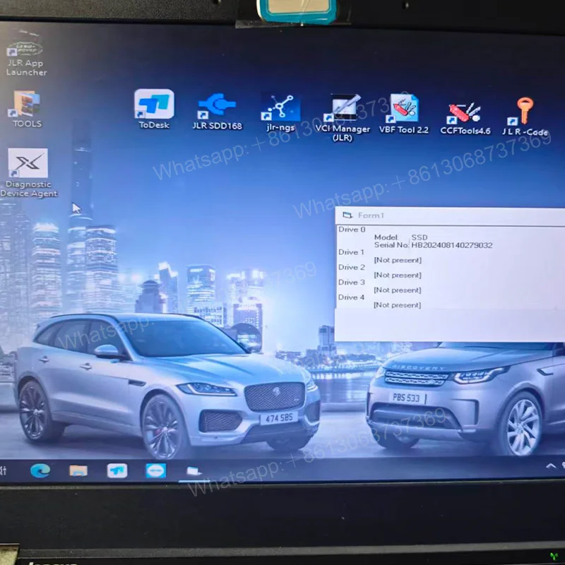 The SSD with the latest specialized software for BE-NZ BM-W AU-DI VW   JLR MAXUS Pors-che