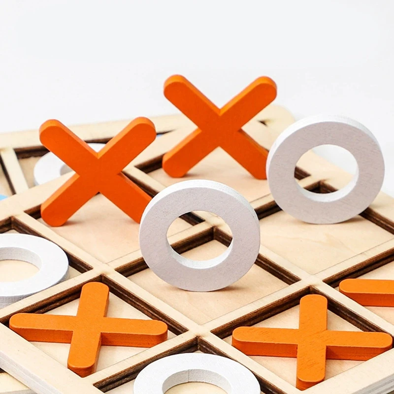 

HW-el5PCS Xo Tic Tac Toe Children Board Game Parent-Child Interactive Logic Thinking Fun Game Children Puzzle Toys Gift