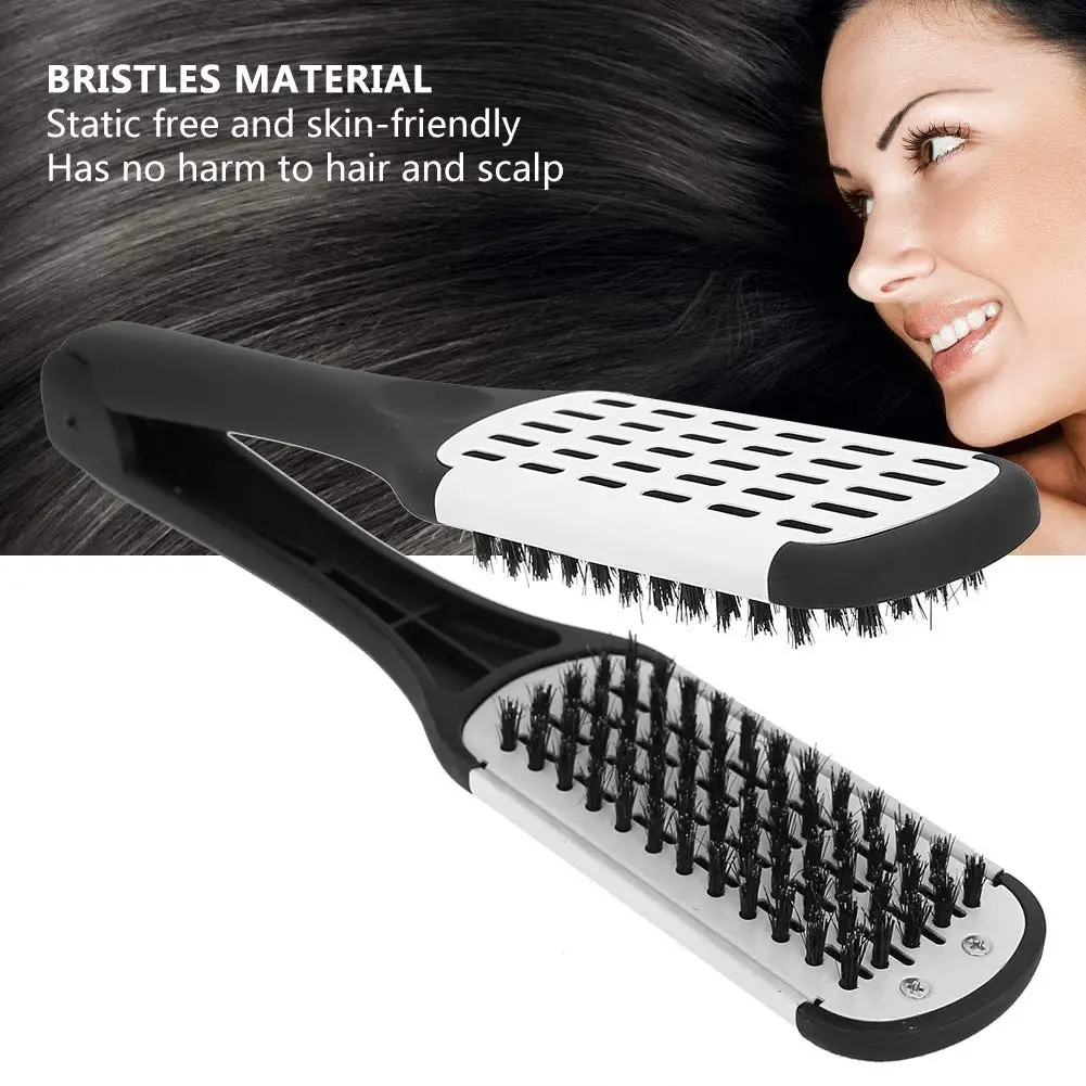 V Shape Plastic Hair Straightening Comb