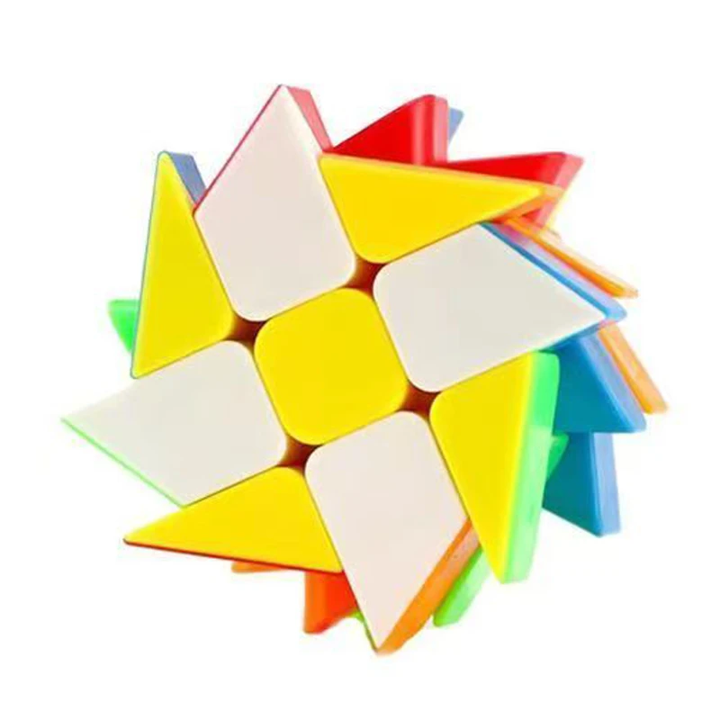 

Кубик ветряной мельницы 3x3, гладкая поворотная головоломка, сенсорные игрушки, тревога, СДВГ, снимает стресс, успокаивает, подарки для подростков, мальчиков и девочек