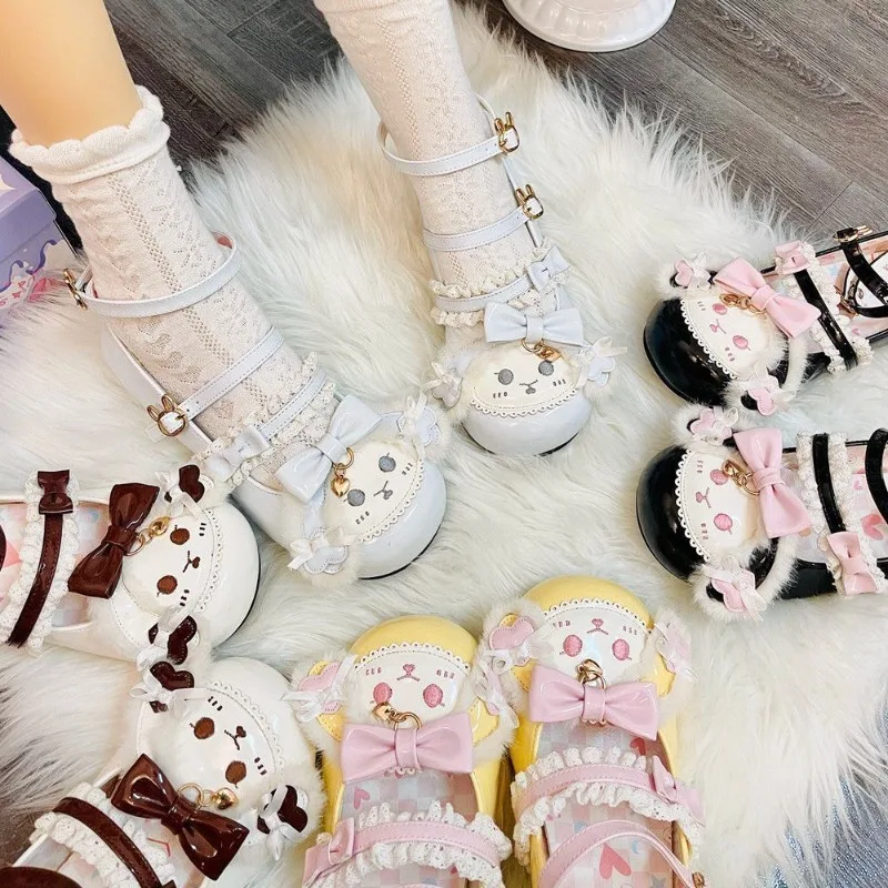 

Women's Mary Jane Shoes Designer Lolita High Heels Luxury Comfortable Banquet Shoes for Women New Leather Shoes Zapatos Mujer