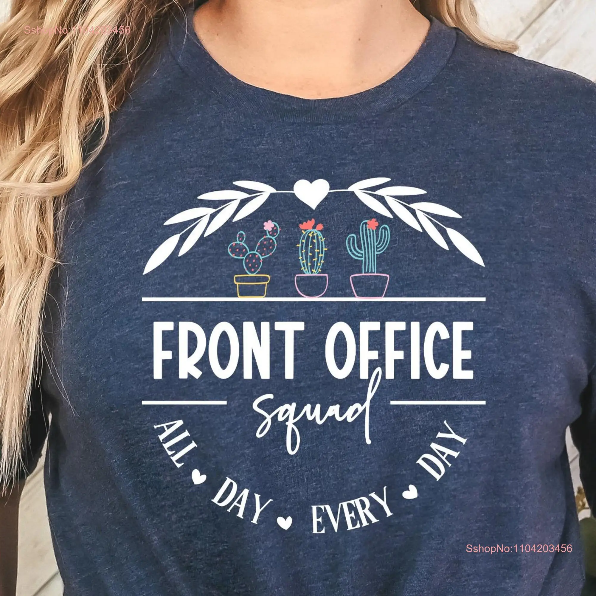 Front Office Squad T Shirt School Secretary Administrative Assistant Staff Appreciation long or short sleeves