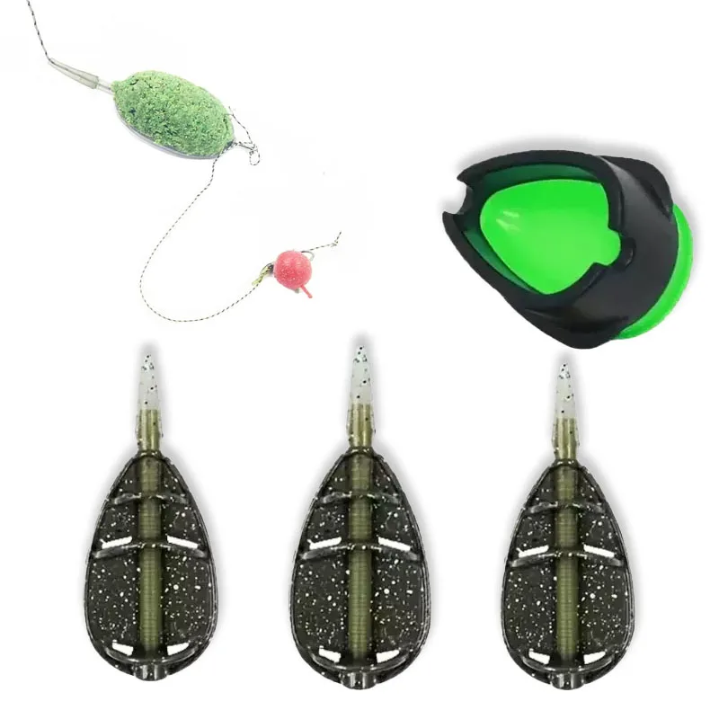 Méthode d'alimentation pour la pêche à la carpe. Fabriqué en alliage de zinc durable avec un design en ligne pour une connexion directe en plate-forme.