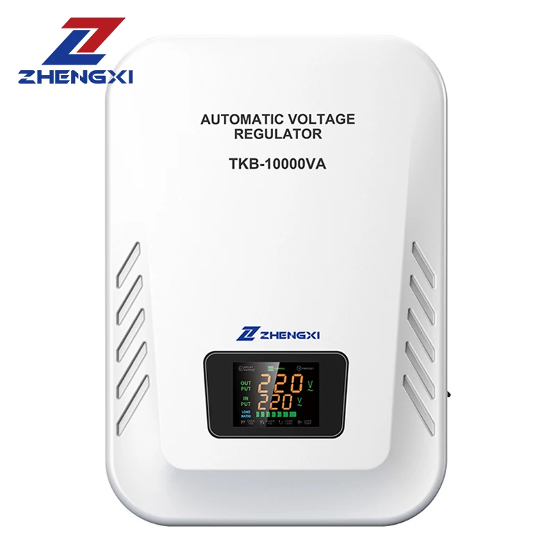 ZX 1000VA-10KVA Automatic Home AC Voltage Regulator/Stabilizer Wall Mount 220V for Home Air Conditioner Avr Home 220V Stabilizer