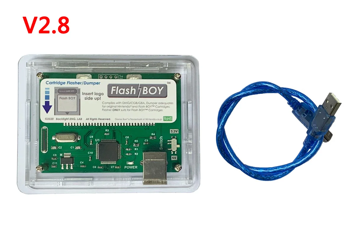 Flash Boy 3.2 Cyclone Dumper For GameBoy GBC GBA ROMS Game Cartridge Flasher Dumper USB Support Game Boy Camera Recorder Burner