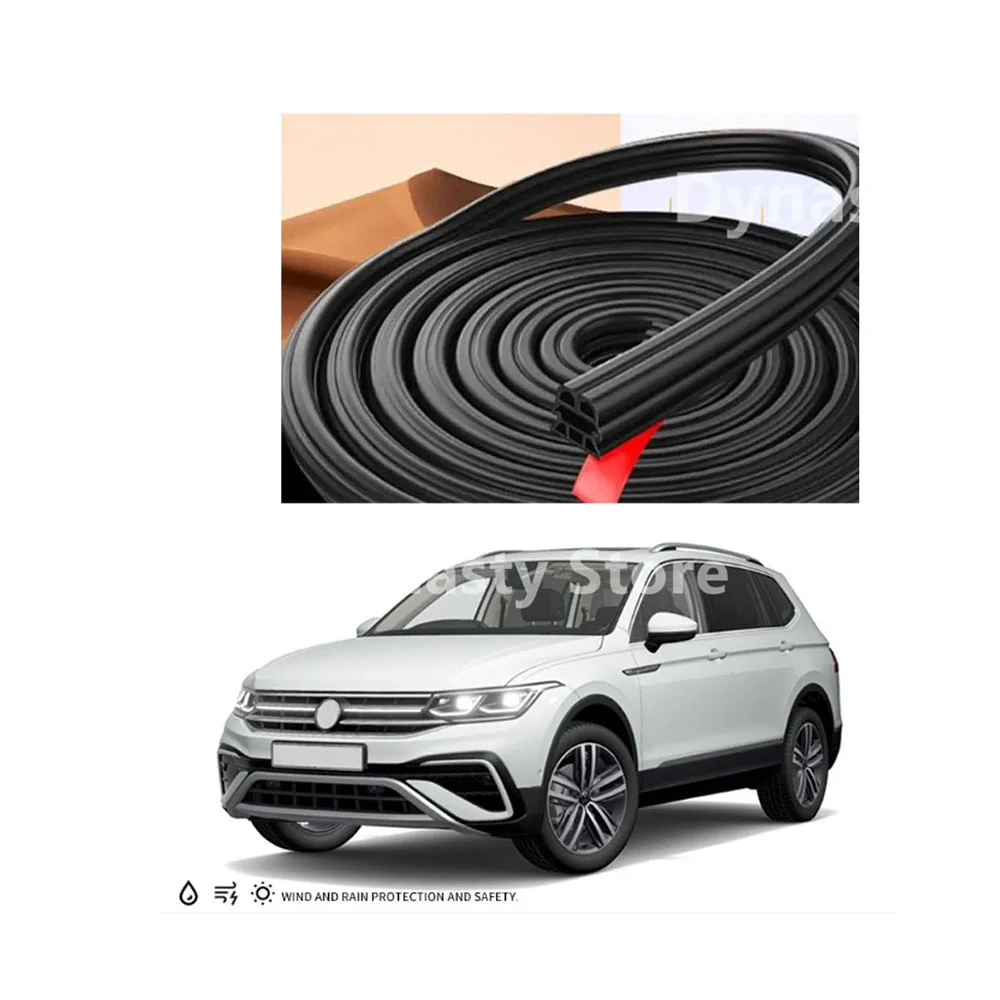 

The Door Sealing Strip Is Suitable For VW Tiguan L 2017-2023 Car Sound Insulation Whole Car Dustproof Decoration Accessories