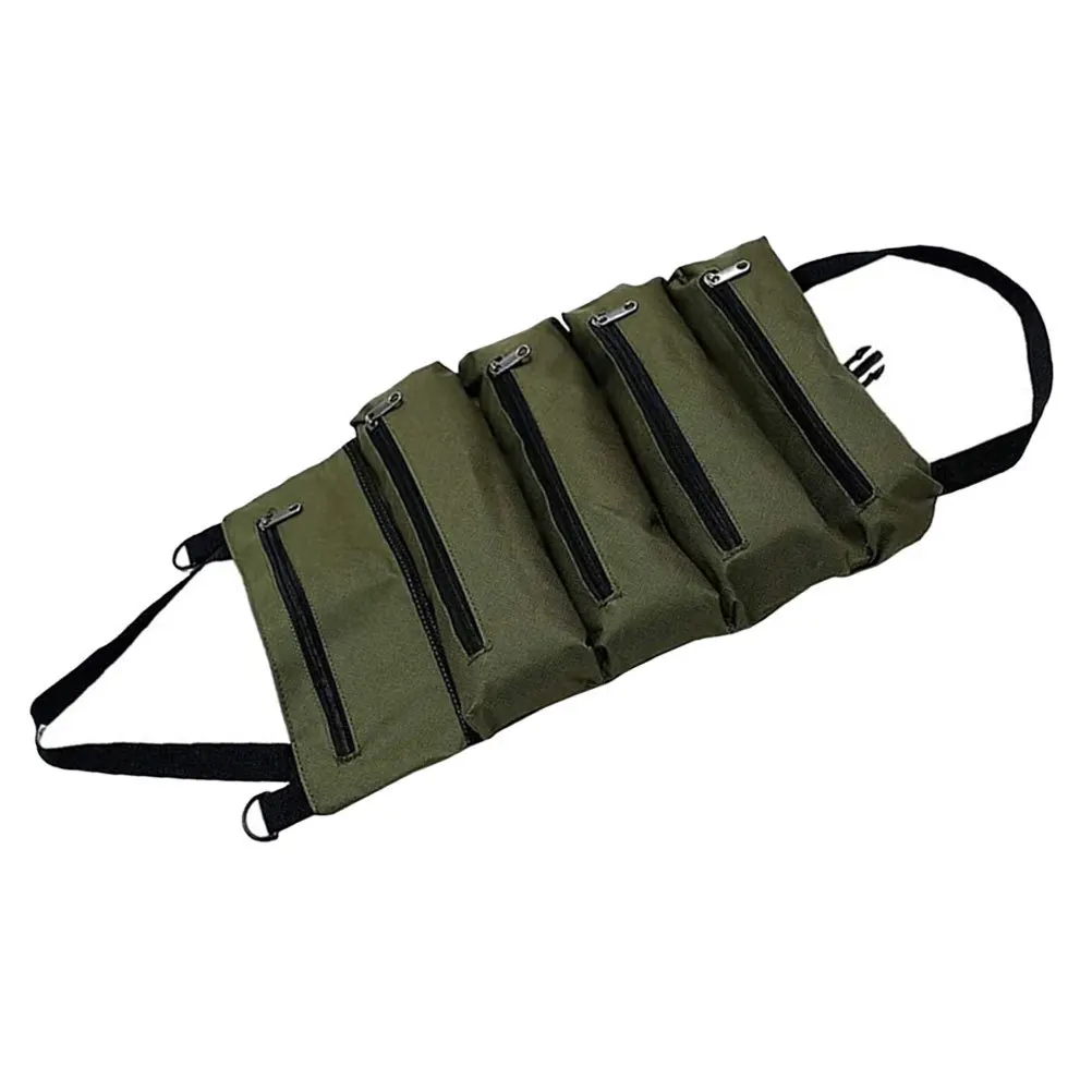 

Portable Tool Bag Lightweight Oxford Cloth Repair Organizer Splashproof Wrench Storage Pouch For Electrician Tools Roll