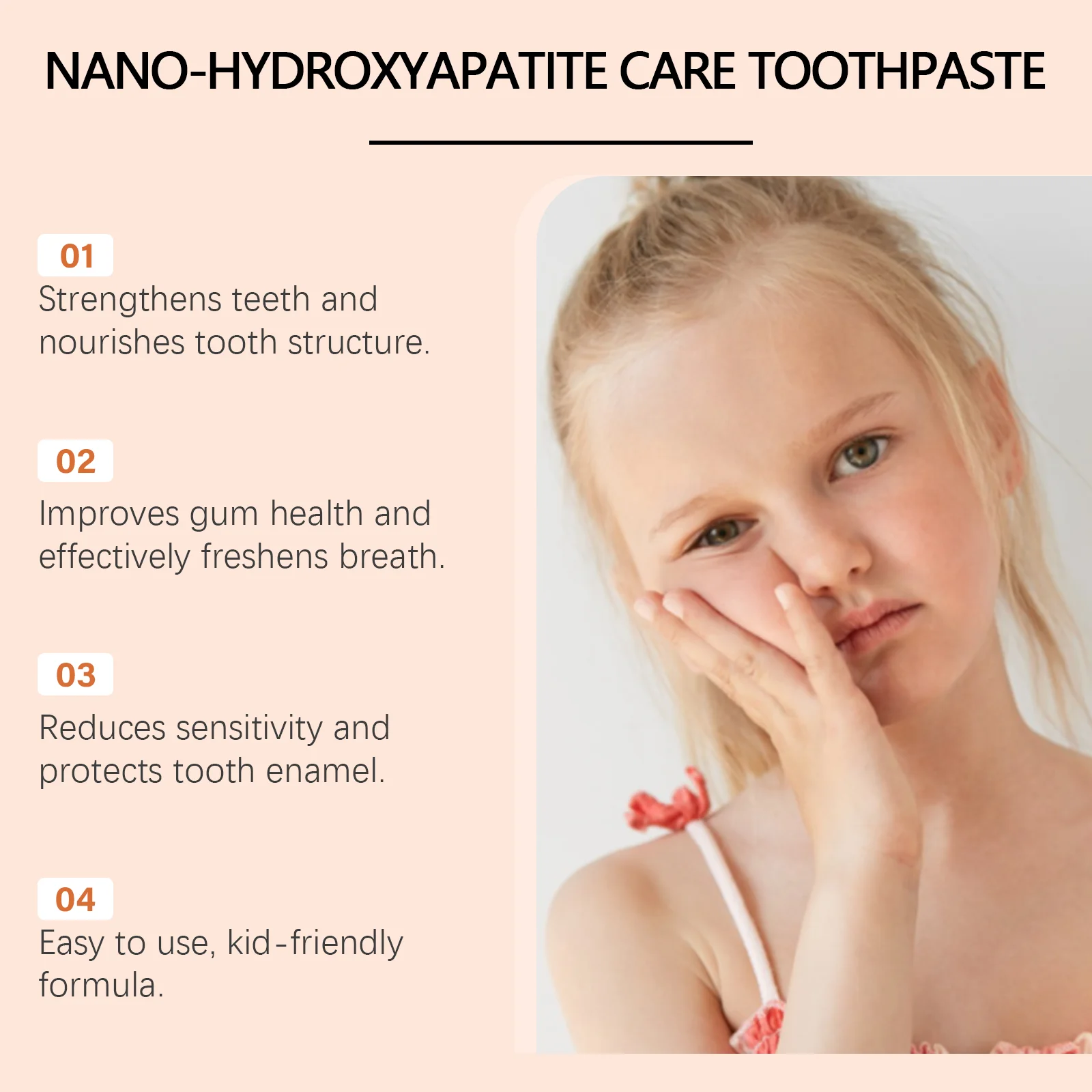 Dentifricio per bambini al gus - Hydroxyapatite Toothpaste recensione e prezzo