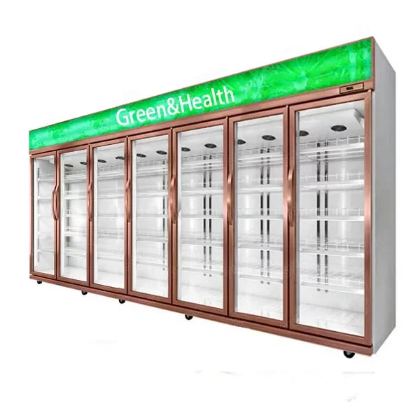 Large Capacity Commercial Fridge Supermarket Store Display Refrigerator