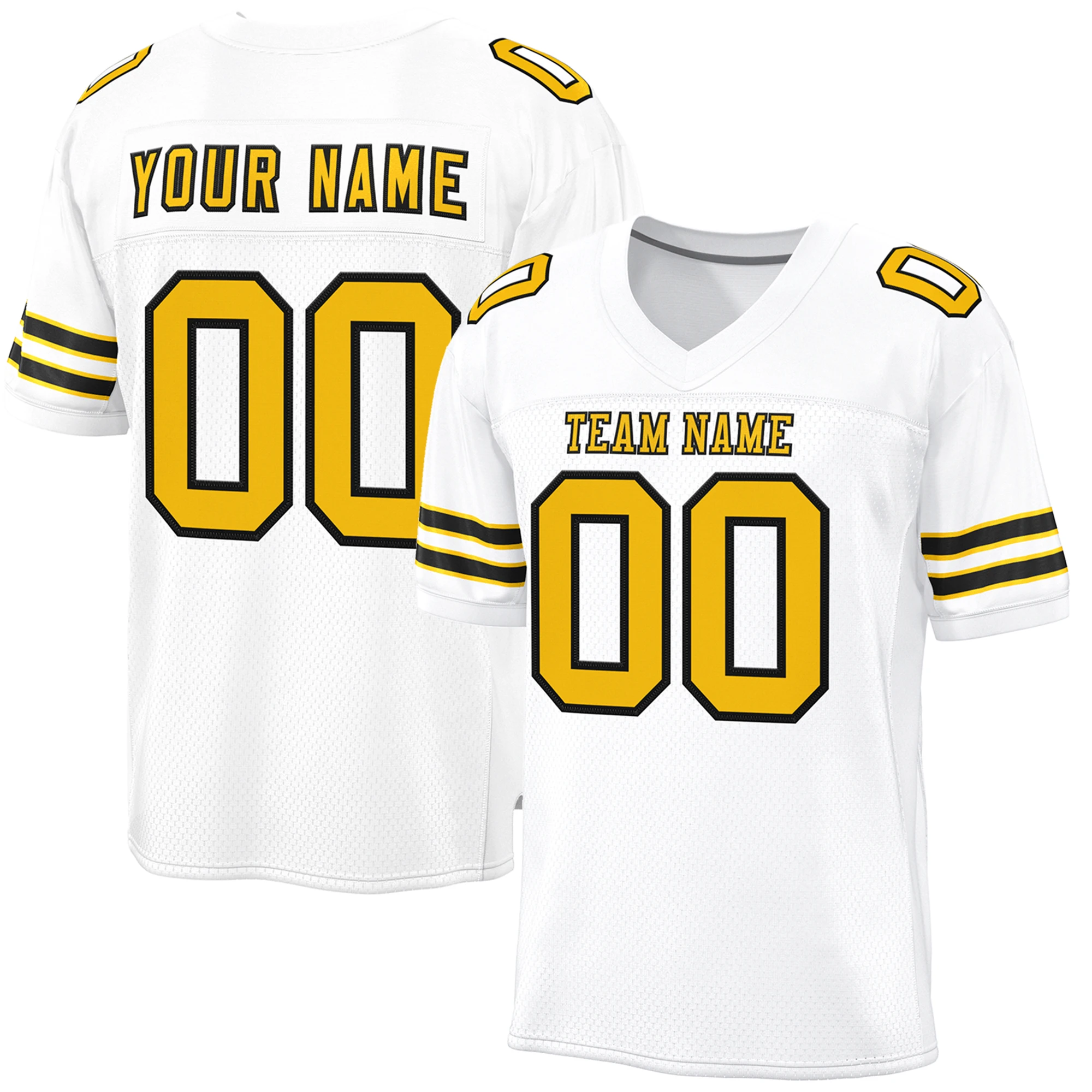 Custom Football Jersey Personalized Printed Name Number Practice Football Uniform for Adult Youth