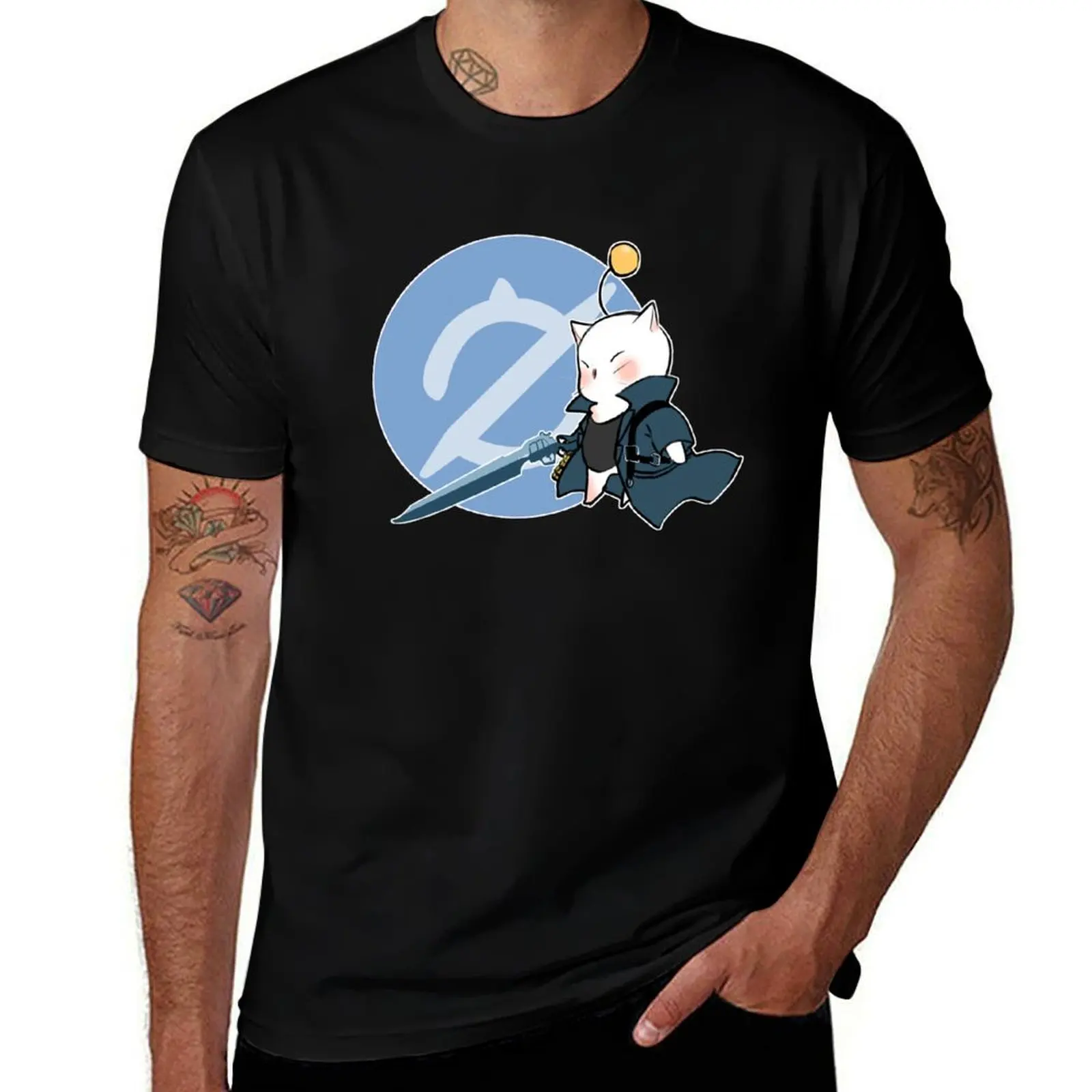 

GUNBREAKER MOOGLE FFXIV T-Shirt Casual Daily Graphic Tee