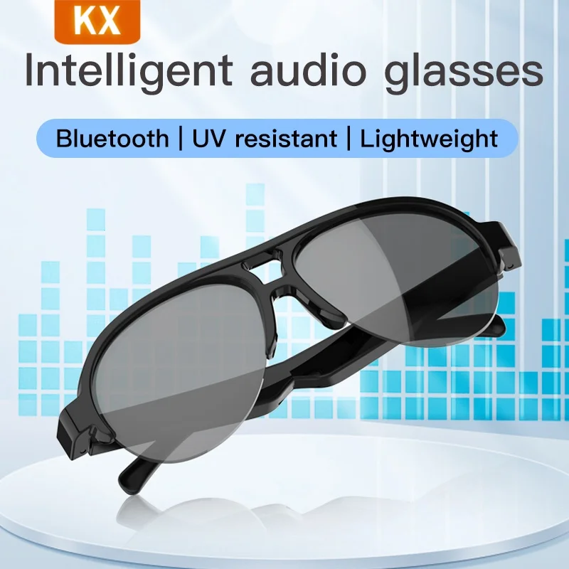 Oryginalne męskie okulary F08 ze słuchawkami Bluetooth Stereo Akcesoria motocyklowe Okulary przeciwsłoneczne z polaryzacją Bezel Wędkarstwo na zewnątrz