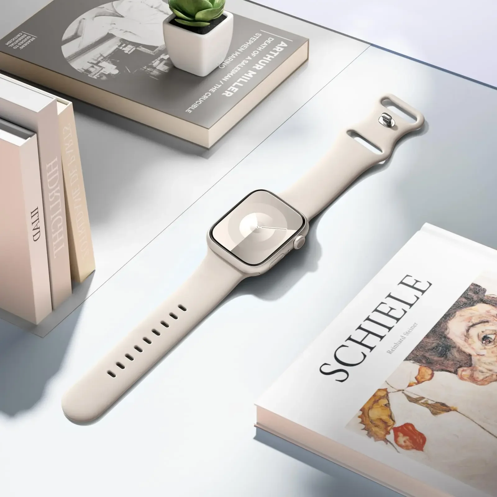 애플 워치용 스포츠 밴드 스트랩 45mm 44mm 46mm 40mm 41mm 49 42 코레아 브레이슬릿 iWatch 시리즈 ultra2 7 8 se 9 10 실리콘 스트랩