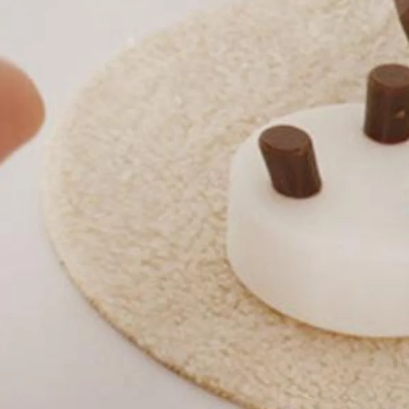 New 4Pcs Dollhouse Simulation Table Model Ornament Handmade DIY Stool Scene Home Decoration Mini Toys Doll House Accessories