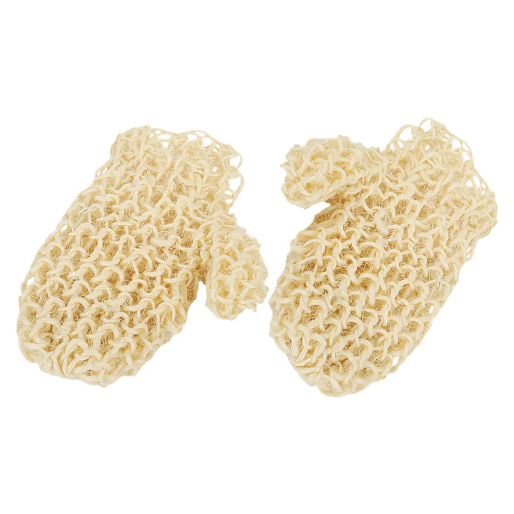 

Sage Shower Gloves Bath Wash Mitt Exfoliator Handmade Body Scrub Sisal Massage Mitts