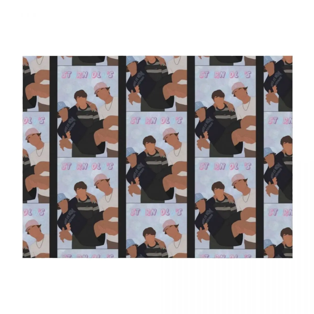 

chris sturniolo Throw Blanket Bed Fashionable anime funny gift Soft Blankets