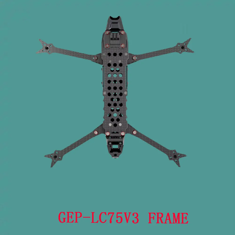 

GEPRC GEP-LC75 v3 Frame: 7.5-Inch 342mm High-Strength, Fits Crocodile75 – For FPV Freestyle/Racing Enthusiasts