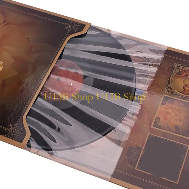 U13B Clear Record Roolves толстые защитные чехлы для хранения альбомов 12x12Inch альбомов
