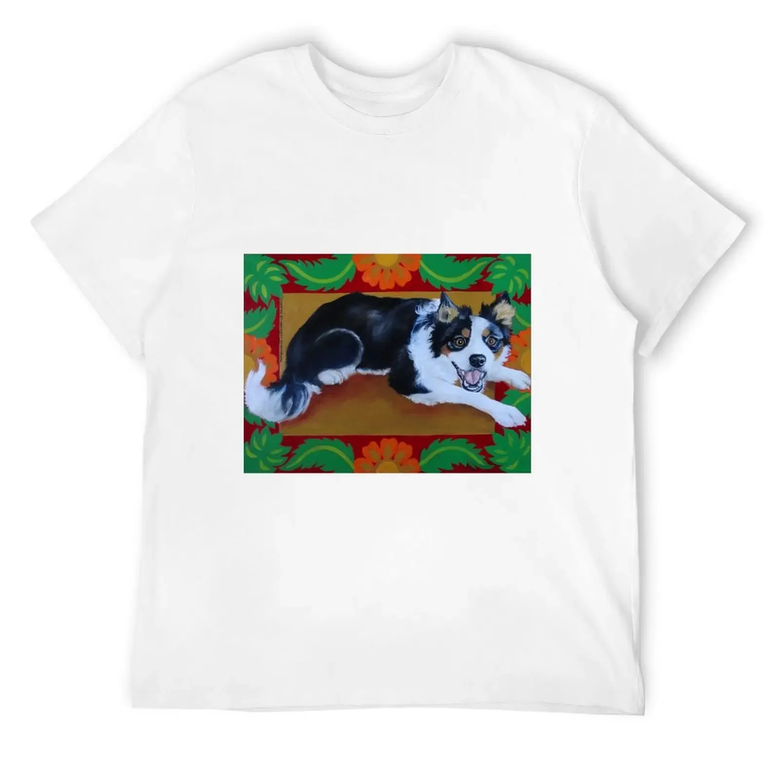 Border Collie Ready To Work! T-Shirt Funny t-shirts graphics men clothings