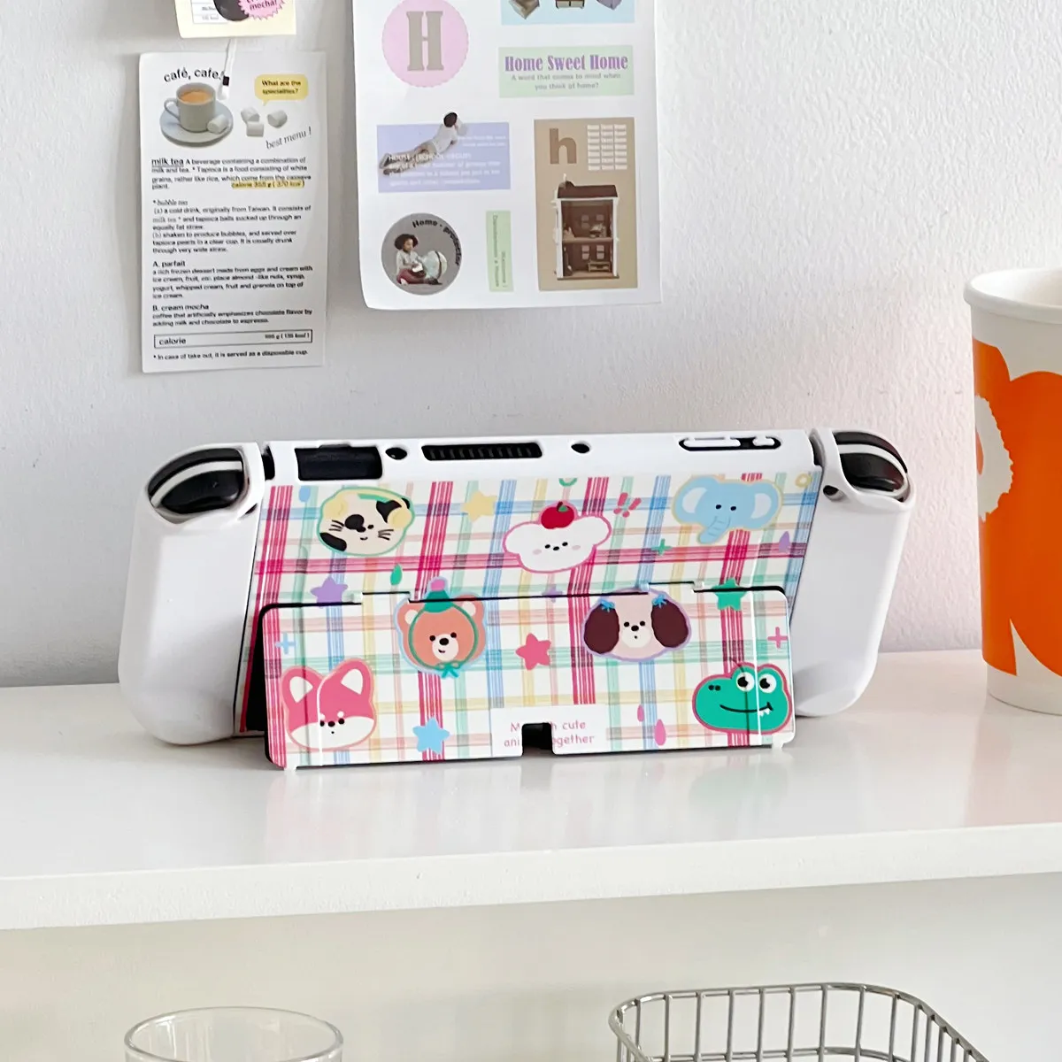 Kawaii Cute Case for Nintendo Switch 2 Shockproof Anti-slip Anti-drop Hard Shell Soft Joy-Con Cover Fit NS OLED Game Accessories view 5