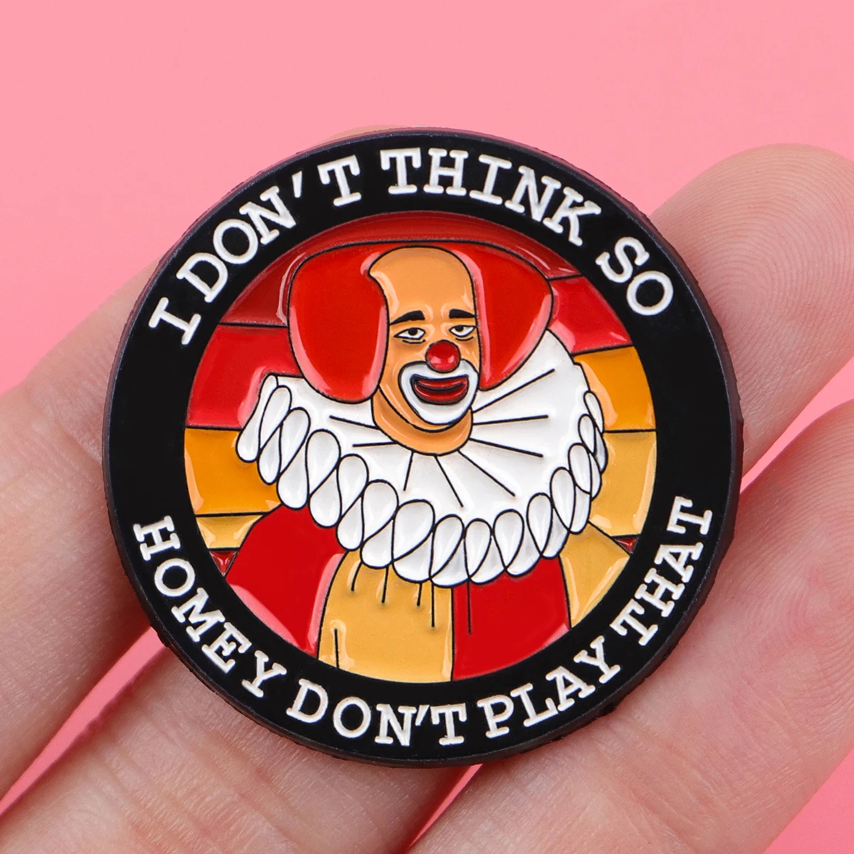 الكرتون مهرج المينا دبوس مضحك بروش الصنوبر التلبيب شارة بدبابيس على ظهره الملابس والاكسسوارات روح الدعابة مجوهرات أصدقاء الهدايا