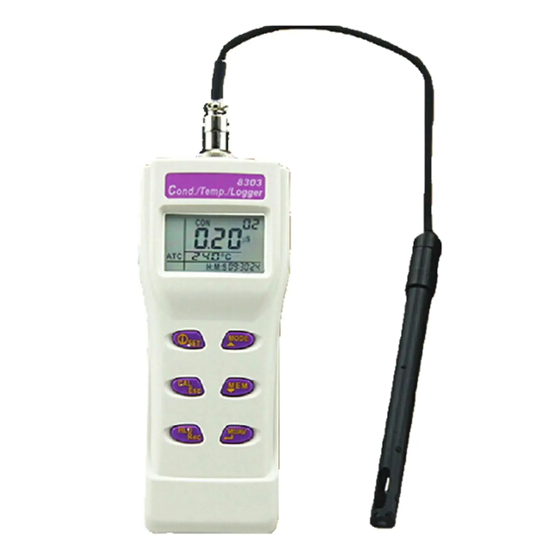 AZ8303 conductivity meter water quality detector 99 points memory 0~1999 us/cm conductivity and temperature aquaculture farm