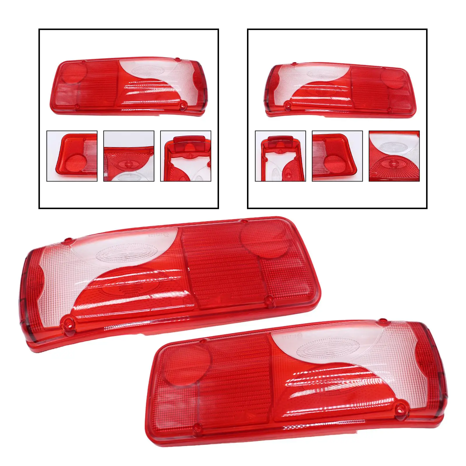 عدسة الضوء الخلفي الأحمر ، قطع غيار المركبات ، قطع غيار إصلاح السيارات ، سهلة التركيب